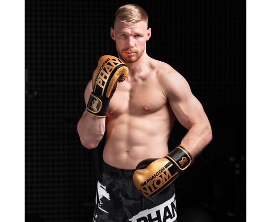 Боксерские перчатки Phantom APEX Elastic Gold 16oz (PHBG2215-16), изображение 7 Боксерские перчатки Phantom APEX Elastic Gold 16oz (PHBG2215-16), изображение 7