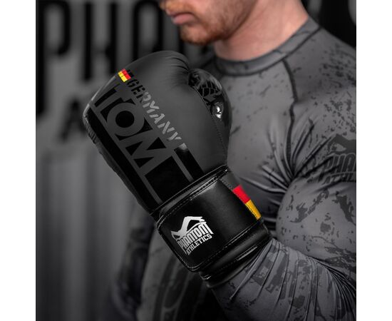 Боксерские перчатки Phantom Germany Black 14oz (PHBG2189-14), изображение 6 Боксерские перчатки Phantom Germany Black 14oz (PHBG2189-14), изображение 6