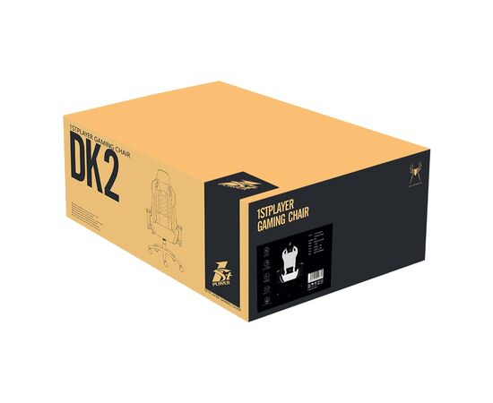 Кресло игровое 1stPlayer DK2 Black-White, изображение 8 Кресло игровое 1stPlayer DK2 Black-White, изображение 8