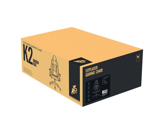 Кресло игровое 1stPlayer K2 Black, изображение 8 Кресло игровое 1stPlayer K2 Black, изображение 8