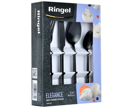 Набор столовых приборов Ringel Elegance 16 предметів (RG-3116-16), изображение 5 Набор столовых приборов Ringel Elegance 16 предметів (RG-3116-16), изображение 5