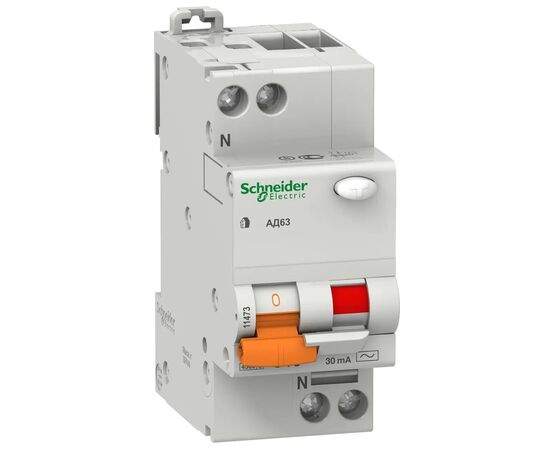 Дифференциальный автоматический выключатель Schneider Electric АД 63 40A C 30mA (11475)