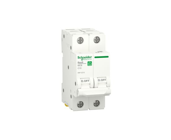 Автоматический выключатель Schneider Electric RESI9 6kA 2P 10A C (R9F12210)