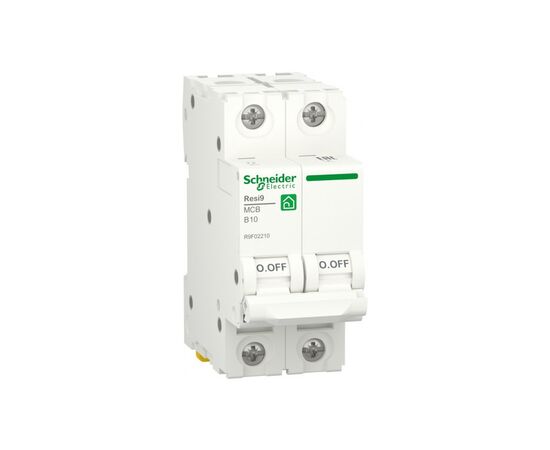Автоматичний вимикач Schneider Electric RESI9 6kA 2P 10A В (R9F02210)