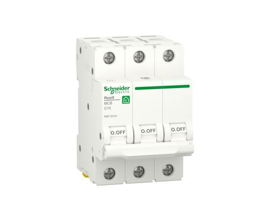 Автоматический выключатель Schneider Electric RESI9 6kA 3P 10A C (R9F12310)