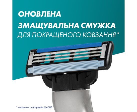Сменные кассеты Gillette Mach3 12 шт. (3014260323240), изображение 6 Сменные кассеты Gillette Mach3 12 шт. (3014260323240), изображение 6