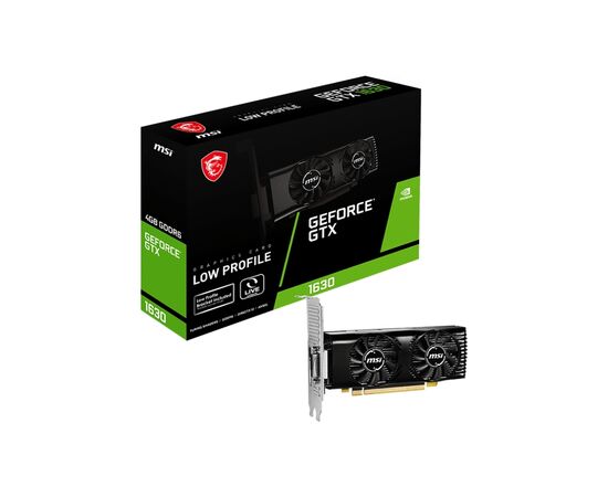 Видеокарта MSI GeForce GTX1630 4096Mb LP (GTX 1630 4GT LP)
