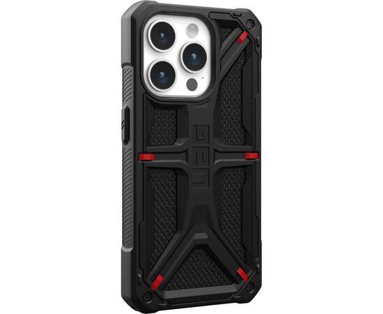 Чехол для мобильного телефона UAG Apple iPhone 15 Pro Max Monarch, Kevlar Black (114298113940), изображение 5 Чехол для мобильного телефона UAG Apple iPhone 15 Pro Max Monarch, Kevlar Black (114298113940), изображение 5