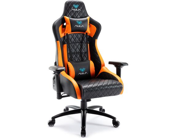 Крісло ігрове Aula F1031 Gaming Chair Black/Orange (6948391286211), зображення 2 Крісло ігрове Aula F1031 Gaming Chair Black/Orange (6948391286211), зображення 2
