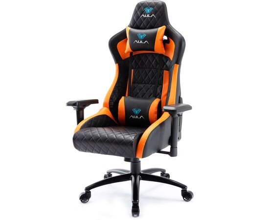 Крісло ігрове Aula F1031 Gaming Chair Black/Orange (6948391286211), зображення 3 Крісло ігрове Aula F1031 Gaming Chair Black/Orange (6948391286211), зображення 3