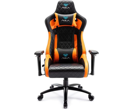 Кресло игровое Aula F1031 Gaming Chair Black/Orange (6948391286211)