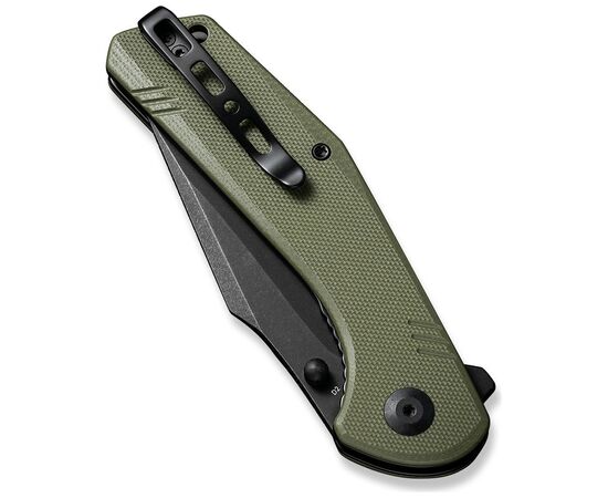 Нож Sencut Actium Blackwash Olive G10 (SA02E), изображение 6 Нож Sencut Actium Blackwash Olive G10 (SA02E), изображение 6