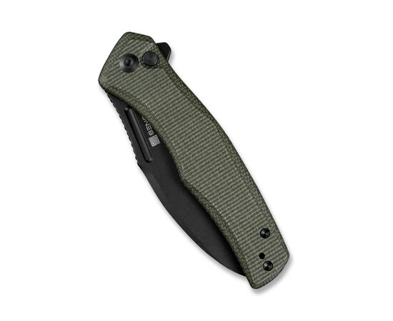 Нож Sencut Watauga Blackwash Green Micarta (S21011-2), изображение 5