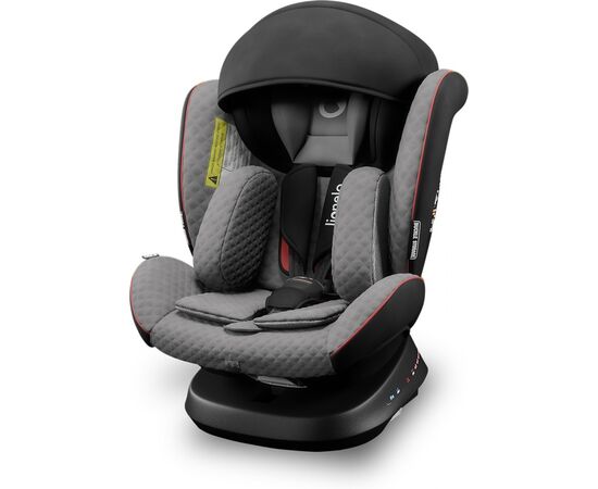 Автокресло Lionelo Bastiaan One Grey Stone Black (LO-BASTIAAN ONE GREY STONE BLACK), изображение 6 Автокресло Lionelo Bastiaan One Grey Stone Black (LO-BASTIAAN ONE GREY STONE BLACK), изображение 6