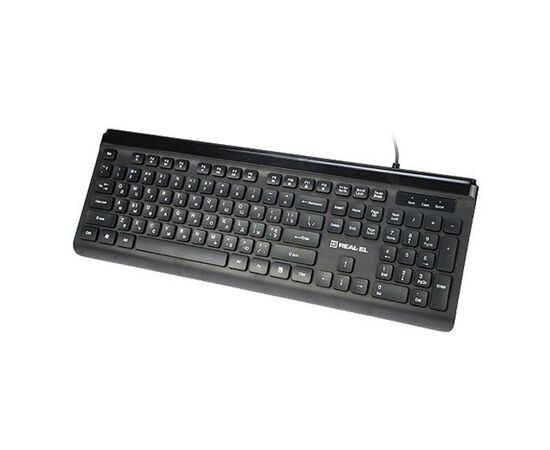 Клавиатура REAL-EL 7085 Comfort Black, изображение 2 Клавиатура REAL-EL 7085 Comfort Black, изображение 2