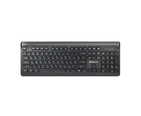 Клавиатура REAL-EL 7085 Comfort Black, изображение 3 Клавиатура REAL-EL 7085 Comfort Black, изображение 3
