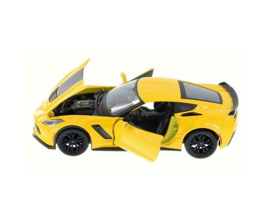 Машина Maisto Chevrolet Corvette Z06 2015 (1:24) жовтий (31133 yellow), зображення 3 Машина Maisto Chevrolet Corvette Z06 2015 (1:24) жовтий (31133 yellow), зображення 3