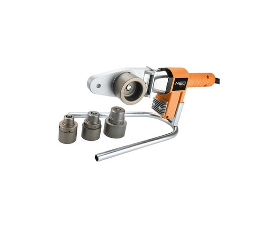 Паяльник для пластикових труб Neo Tools для пластиковы труб 650 Вт, 4 насадки, PTFE (21-001)