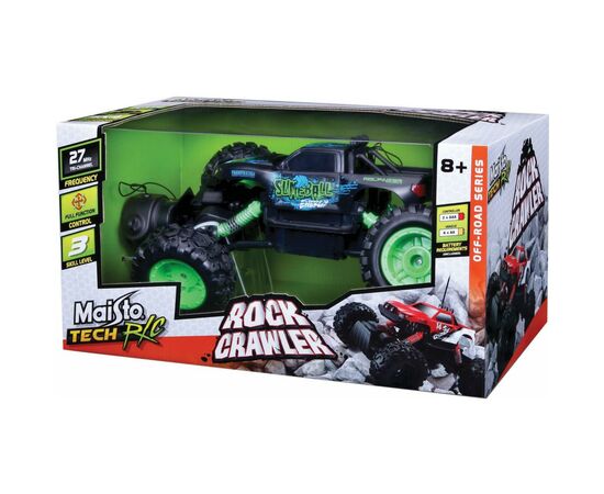Радиоуправляемая игрушка Maisto Rock Crawler черный (81152 black), изображение 3 Радиоуправляемая игрушка Maisto Rock Crawler черный (81152 black), изображение 3