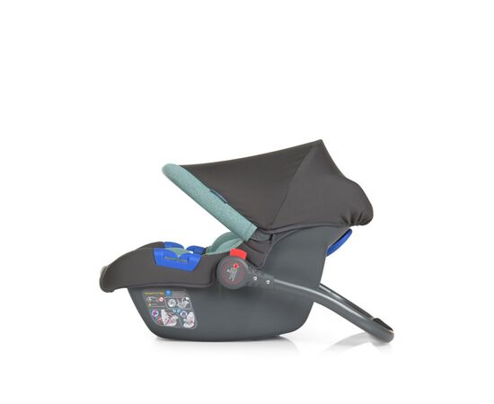 Автокресло El Camino 0-13 кг ME 1043 Newborn+ royal mint (ME 1043 NEWBORN+ royal m), изображение 3