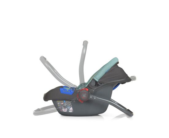 Автокресло El Camino 0-13 кг ME 1043 Newborn+ royal mint (ME 1043 NEWBORN+ royal m), изображение 4