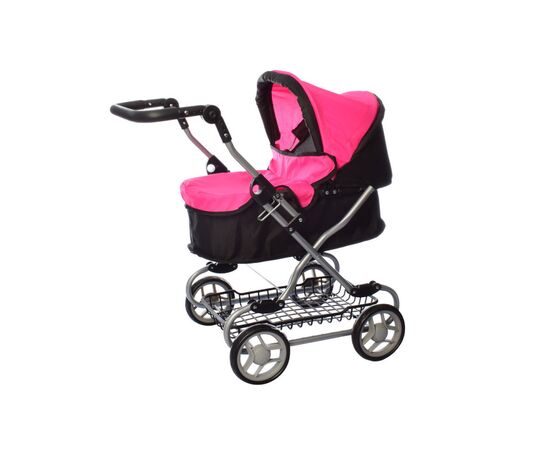 Коляска для кукол Melogo 9680W black/pink (Melogo 9680W black/pink)