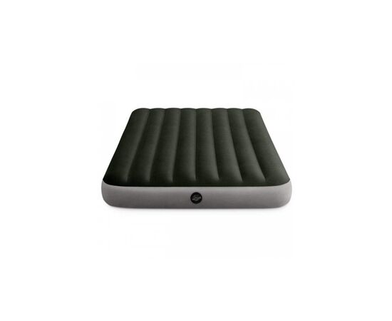 Матрац надувний Intex Standart велюр 137 x 191 x 25 см Зелений (Intex 64108)