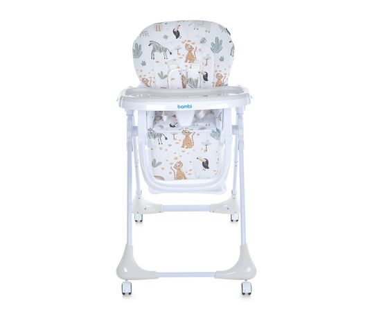 Стульчик для кормления Bambi M 3233 zoo beige, изображение 2 Стульчик для кормления Bambi M 3233 zoo beige, изображение 2