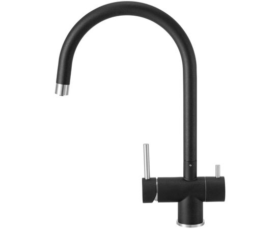 Смеситель GRANADO Caspe black shine (gz0801), изображение 2 Смеситель GRANADO Caspe black shine (gz0801), изображение 2