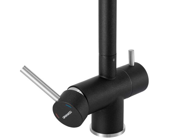 Смеситель GRANADO Caspe black shine (gz0801), изображение 4 Смеситель GRANADO Caspe black shine (gz0801), изображение 4