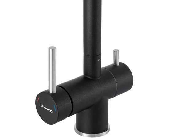 Смеситель GRANADO Caspe black shine (gz0801), изображение 5 Смеситель GRANADO Caspe black shine (gz0801), изображение 5