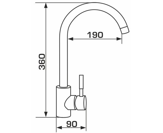 Смеситель GRANADO Elche LUX avena (gz0102L), изображение 7 Смеситель GRANADO Elche LUX avena (gz0102L), изображение 7