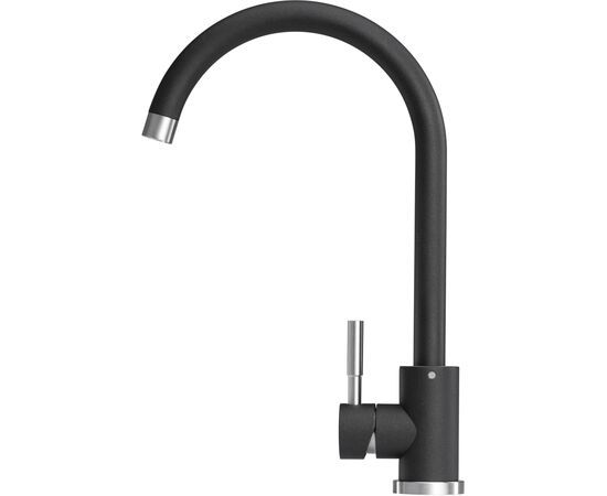 Смеситель GRANADO Elche LUX black shine (gz0101L), изображение 2 Смеситель GRANADO Elche LUX black shine (gz0101L), изображение 2