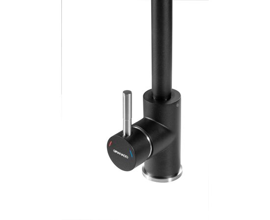 Смеситель GRANADO Elche LUX black shine (gz0101L), изображение 4 Смеситель GRANADO Elche LUX black shine (gz0101L), изображение 4