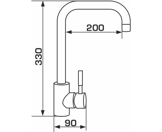 Смеситель GRANADO Oviedo Grafito (gz0209), изображение 5 Смеситель GRANADO Oviedo Grafito (gz0209), изображение 5