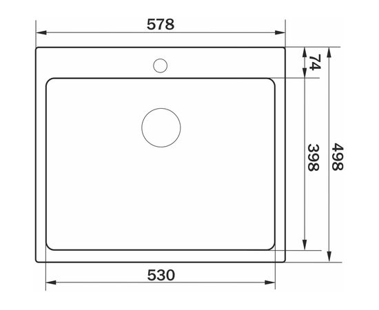 Мойка кухонная GRANADO Villena S201 (GS03201), изображение 7 Мойка кухонная GRANADO Villena S201 (GS03201), изображение 7