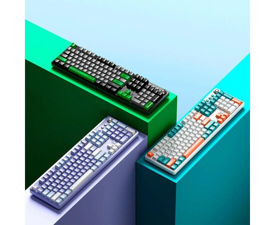 Клавиатура Aula F2088 Pro Mechanical White/Violet + 9 Purple keys KRGD Blue USB UA (6948391234915), изображение 4 Клавиатура Aula F2088 Pro Mechanical White/Violet + 9 Purple keys KRGD Blue USB UA (6948391234915), изображение 4