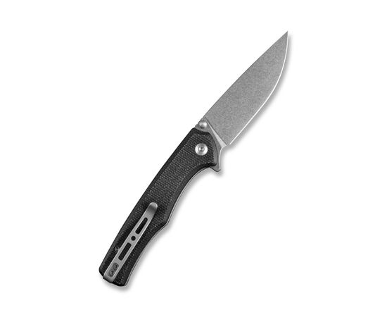 Нож Sencut Crowley Stonewash Black Micarta (S21012-2), изображение 2 Нож Sencut Crowley Stonewash Black Micarta (S21012-2), изображение 2