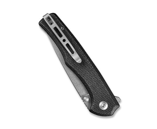 Нож Sencut Crowley Stonewash Black Micarta (S21012-2), изображение 6 Нож Sencut Crowley Stonewash Black Micarta (S21012-2), изображение 6