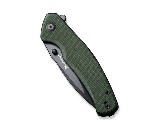 Нож Sencut Slashkin Black Blade Green Micarta (S20066-3), изображение 5 Нож Sencut Slashkin Black Blade Green Micarta (S20066-3), изображение 5