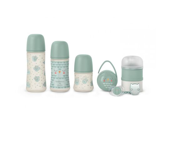 Набор для кормления новорожденных Suavinex Bonhomia большой, зеленый (308031), изображение 2