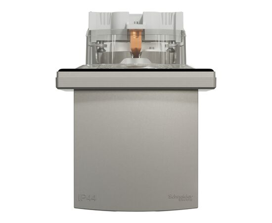 Розетка Schneider Electric ASFORA з кришкою IP44, бронза (EPH3100369), изображение 5 Розетка Schneider Electric ASFORA з кришкою IP44, бронза (EPH3100369), изображение 5