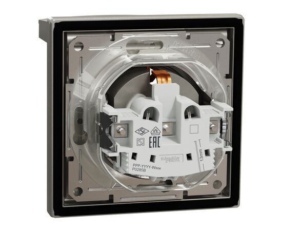 Розетка Schneider Electric ASFORA з кришкою IP44, бронза (EPH3100369), изображение 7 Розетка Schneider Electric ASFORA з кришкою IP44, бронза (EPH3100369), изображение 7