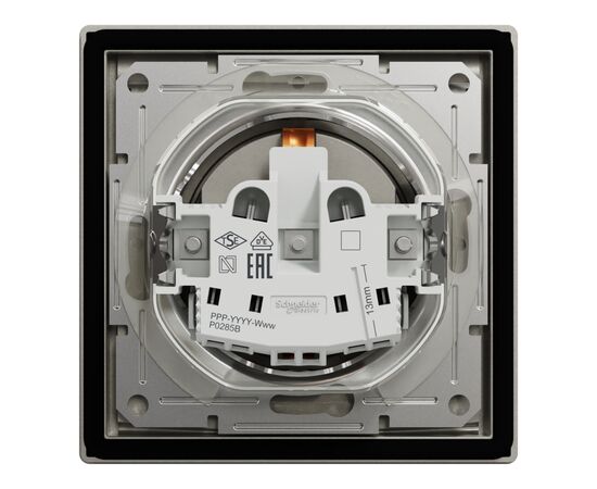 Розетка Schneider Electric ASFORA з кришкою IP44, бронза (EPH3100369), изображение 8 Розетка Schneider Electric ASFORA з кришкою IP44, бронза (EPH3100369), изображение 8