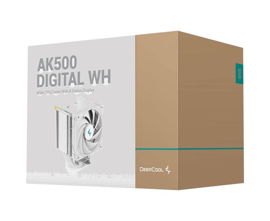 Кулер для процессора Deepcool AK500 Digital WH (AK500 Digital WHITE), изображение 9 Кулер для процессора Deepcool AK500 Digital WH (AK500 Digital WHITE), изображение 9