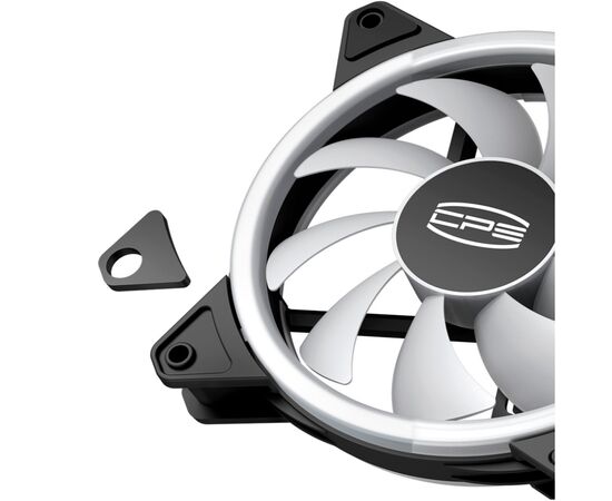 Кулер для корпуса PcСooler F3 T120 ARGB Black, изображение 3 Кулер для корпуса PcСooler F3 T120 ARGB Black, изображение 3