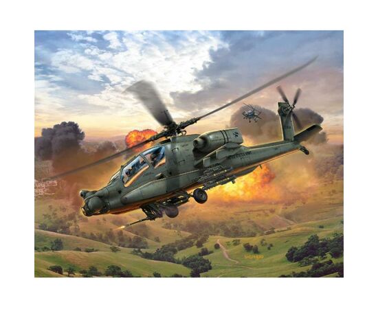Сборная модель Revell Боевой вертолет AH-64A Апач 1:100 (4009803649856), изображение 3 Сборная модель Revell Боевой вертолет AH-64A Апач 1:100 (4009803649856), изображение 3