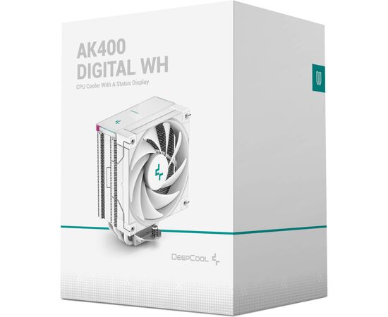 Кулер до процесора Deepcool AK400 Digital WH (AK400 Digital WHITE), зображення 10 Кулер до процесора Deepcool AK400 Digital WH (AK400 Digital WHITE), зображення 10
