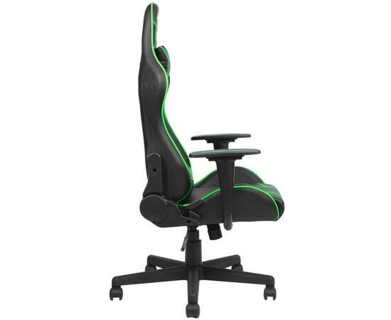 Кресло игровое Xtrike ME Advanced Gaming Chair GC-909 Black/Green (GC-909GN), изображение 3 Кресло игровое Xtrike ME Advanced Gaming Chair GC-909 Black/Green (GC-909GN), изображение 3