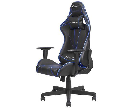 Кресло игровое Xtrike ME Advanced Gaming Chair GC-909 Black/Blue (GC-909BU), изображение 2 Кресло игровое Xtrike ME Advanced Gaming Chair GC-909 Black/Blue (GC-909BU), изображение 2